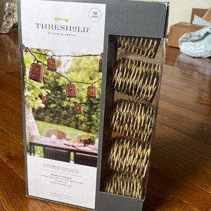 NIB Threshold Patio String Lights